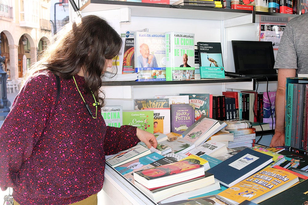 Fotos: Público y calor acompañan a la Feria del Libro de Burgos en su primer fin de semana