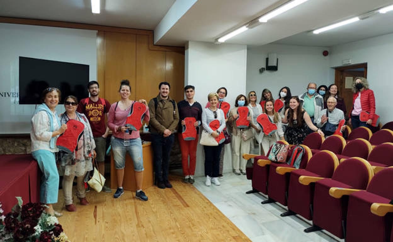 Alumnos de la EOI que han visitado la UBU. 