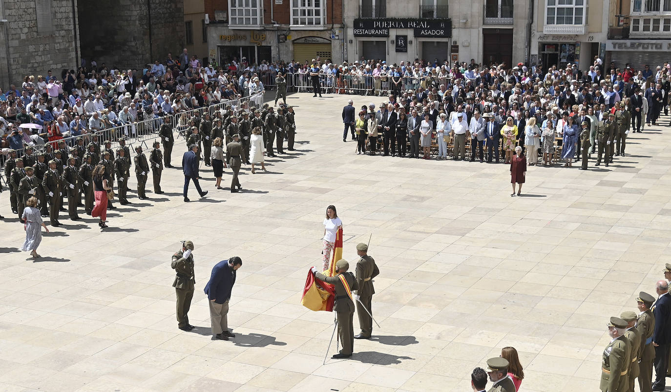 La Catedral de Burgos apadrina el acto de la jura civil de bandera y el homenaje a los caídos del ejército