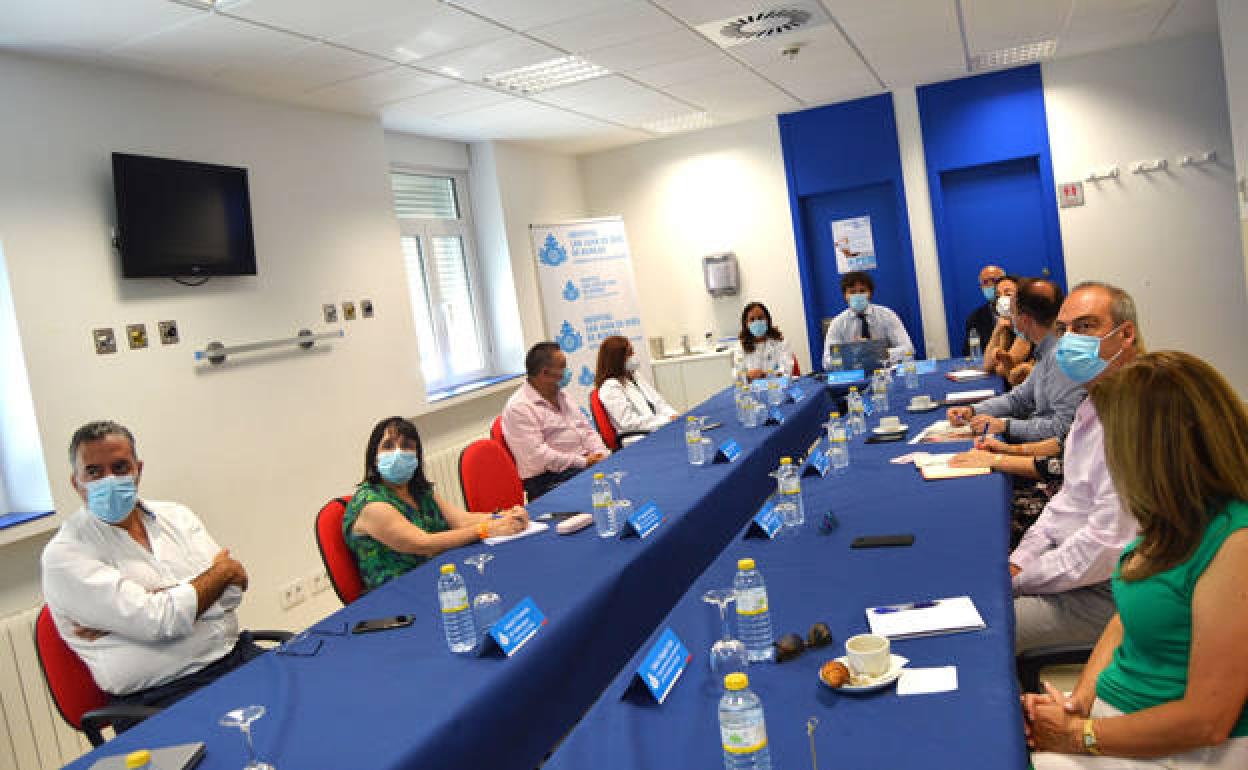 La reunión celebrada con los diferentes agentes sociales de la provincia. 