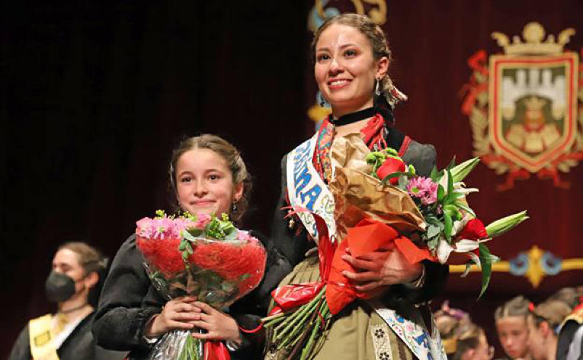 Fátima Visa Saiz y Gadea Mayoral son la Reina Mayor y La Reina Infantil, respectivamente.