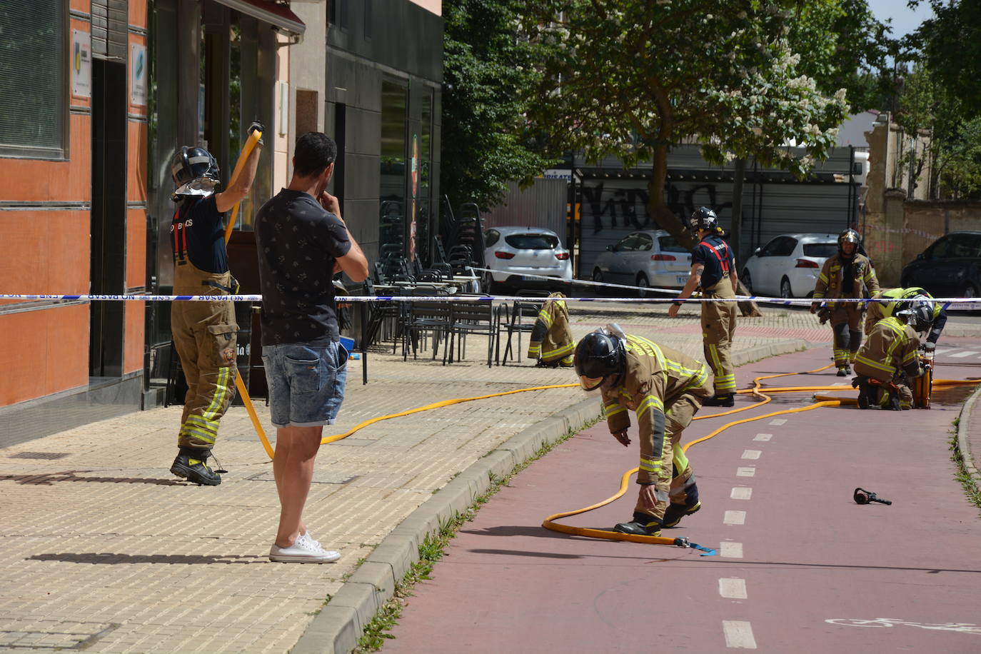 Fotos: Incendio sin heridos en el hotel Los Braseros de Burgos