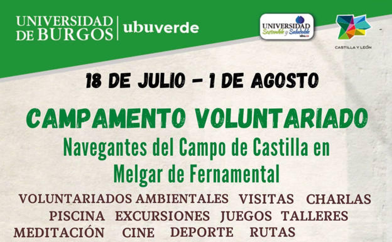 Melgar de Fernamental albergará el campamento de voluntariado ambiental