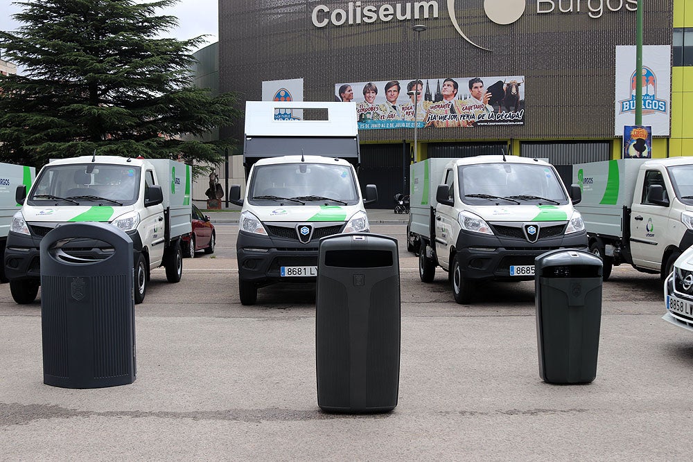 Fotos: Nuevos vehículos para la recogida de basura en Burgos