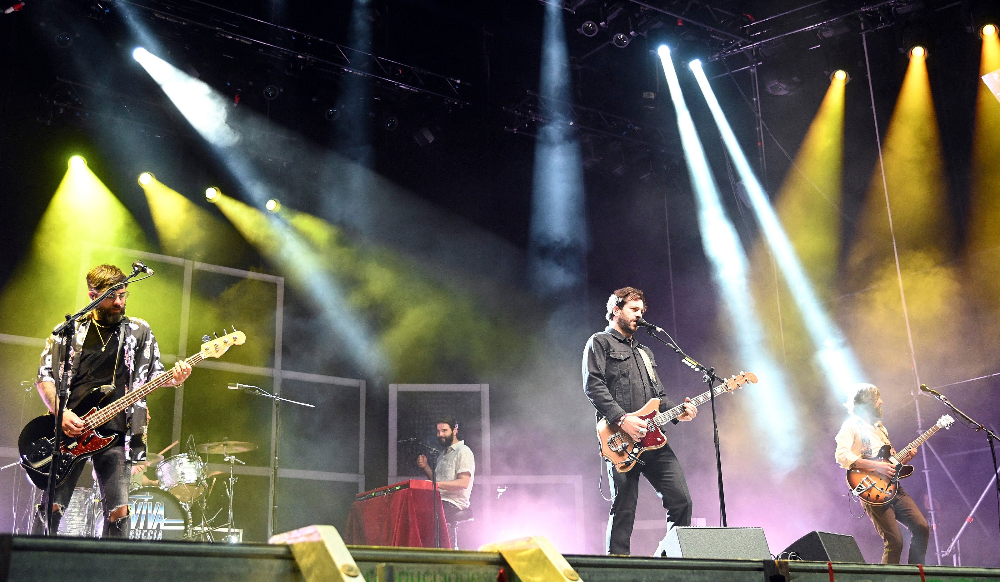 Viva Suecia en concierto.