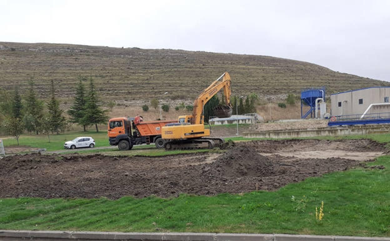 Las obras en la depuradora ya han comenzado. 