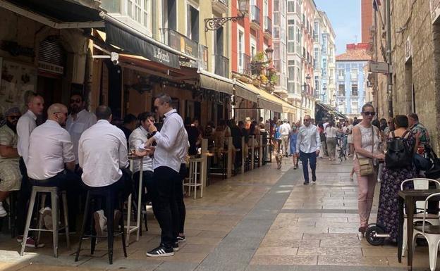 Los burgaleses están disfrutando de los Sampedros en las calles. 