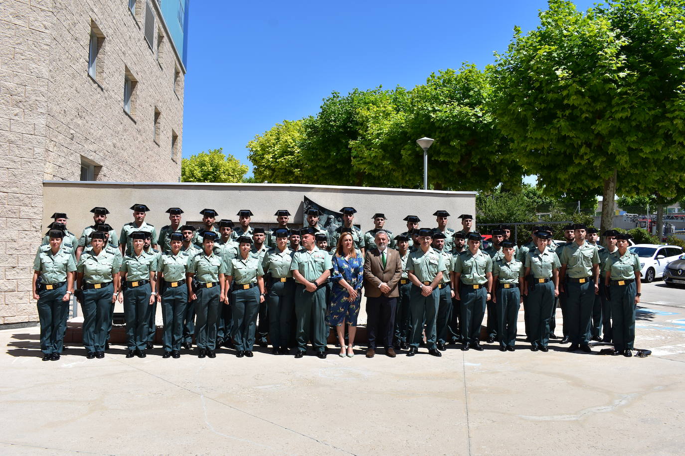 Fotos: 68 guardias civiles se incorporan en prácticas en la provincia de Burgos