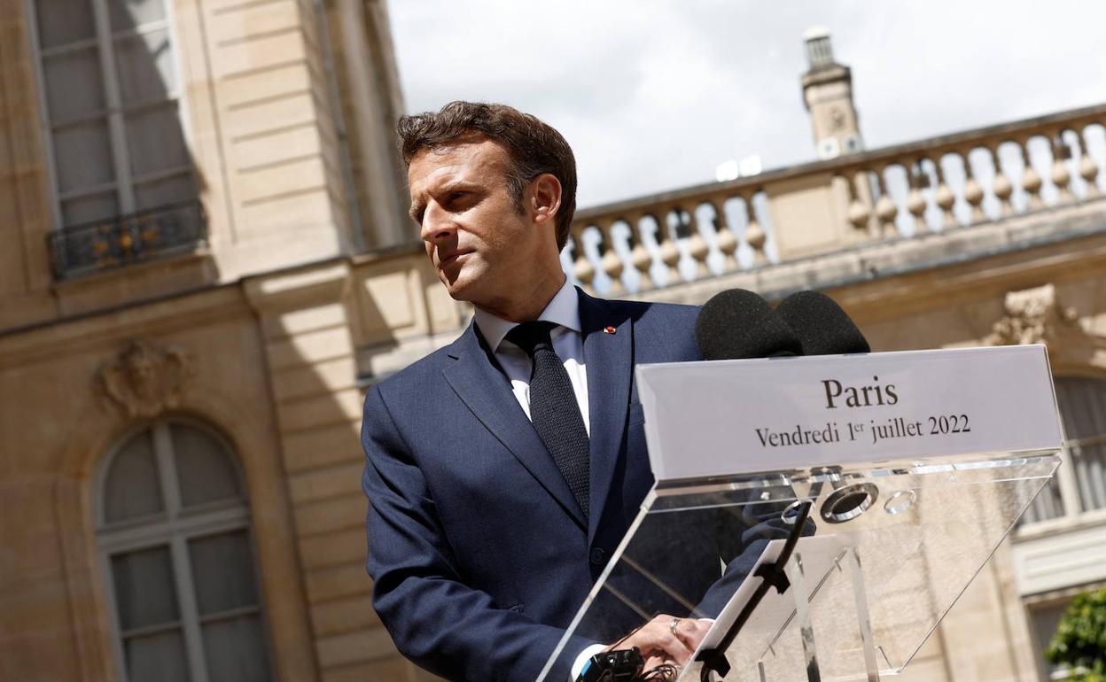 Macron, en una imagen de archivo.