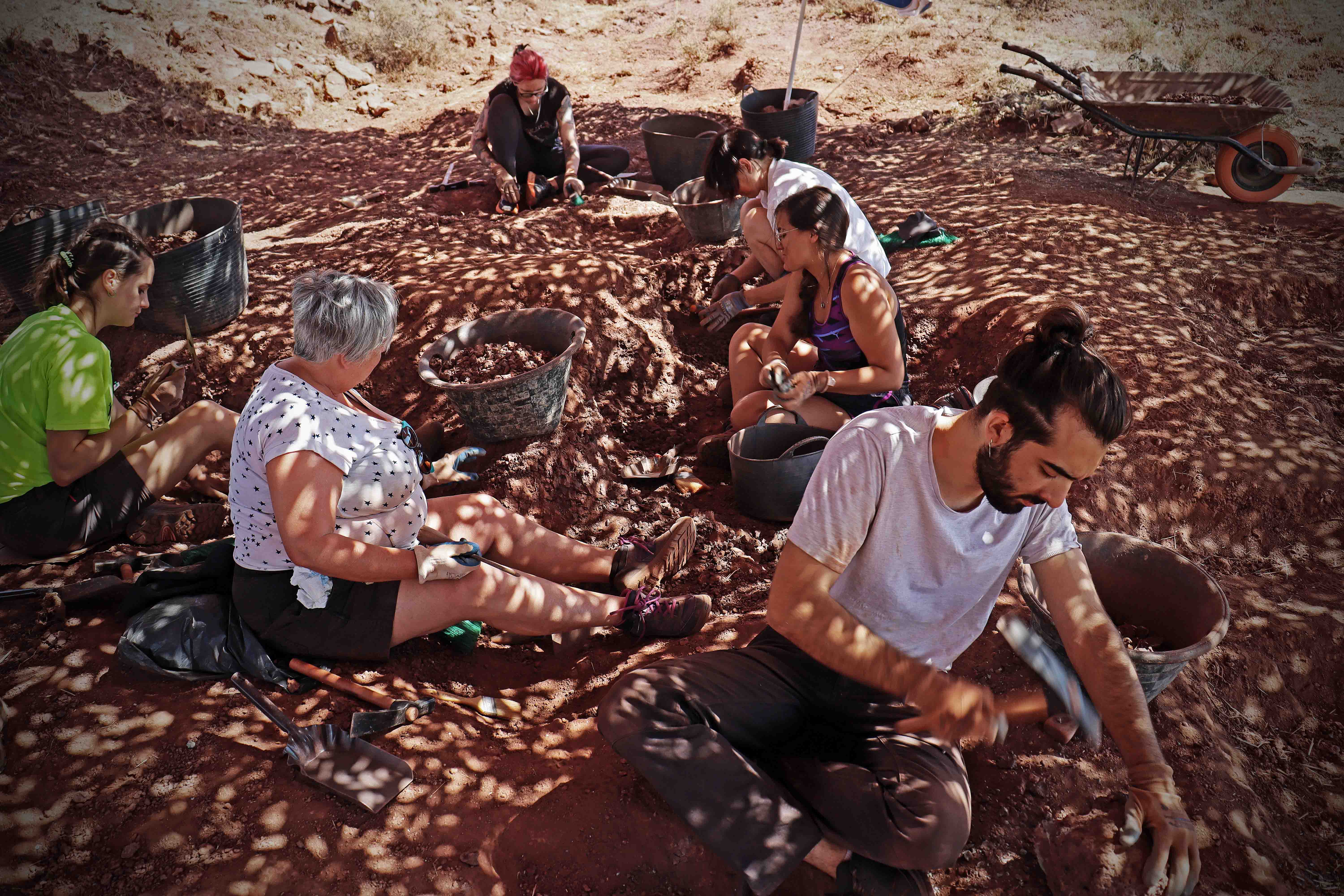 Fotos: Dentro de las excavaciones paleontológicas de Salas de los Infantes