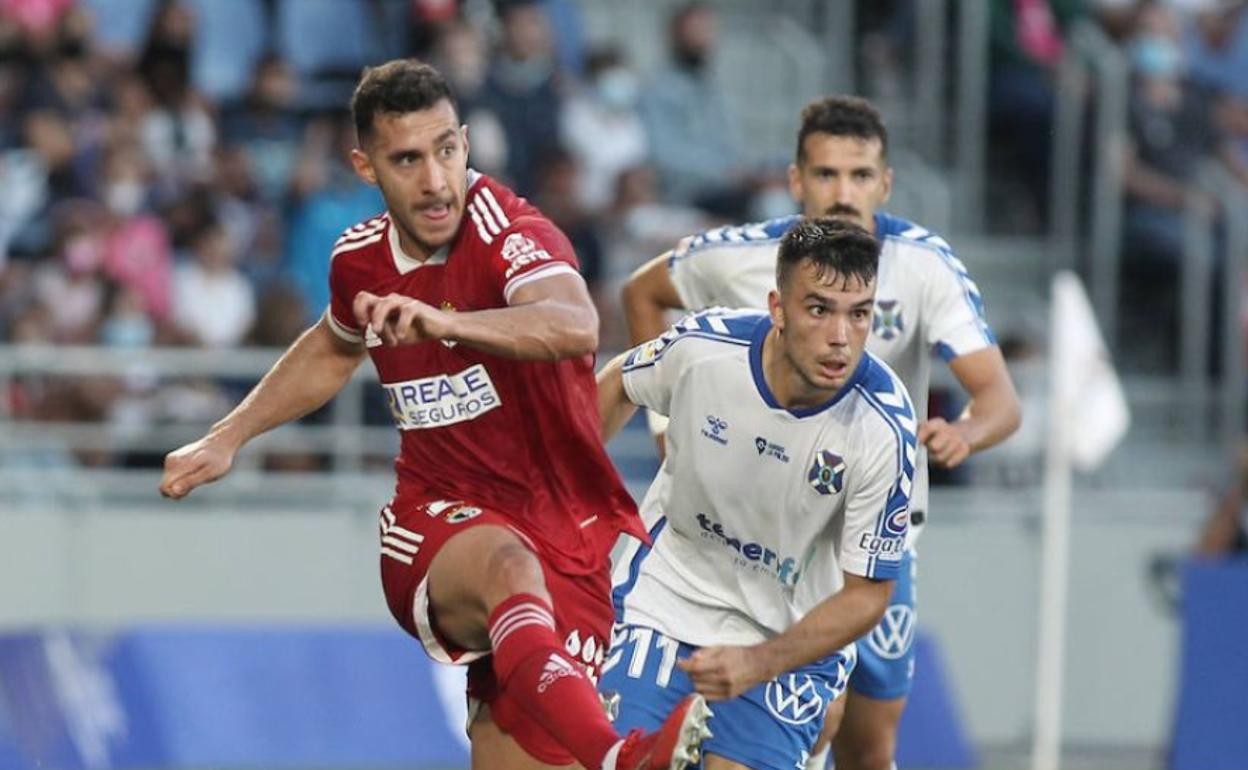 Bermejo, con la camiseta del Tenerife la temporada pasada. 