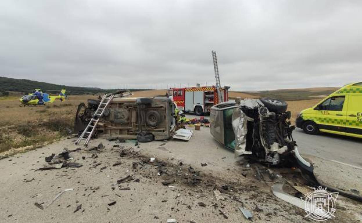 Accidente ocurrido el pasado día 3 de julio, en el que falleció un joven de 30 años en Temiño.