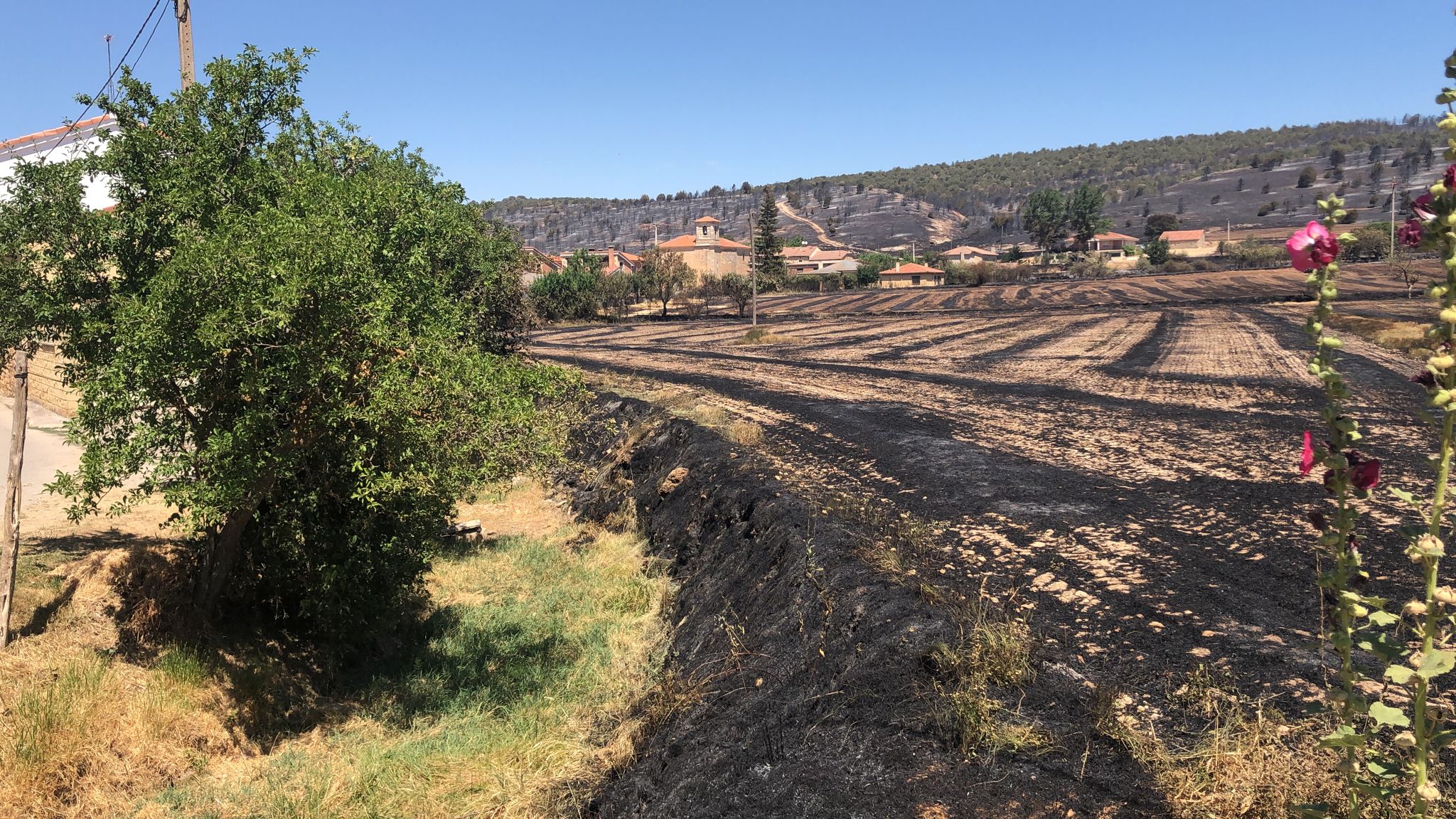 Fotos: El fuego se ceba con Santibáñez del Val