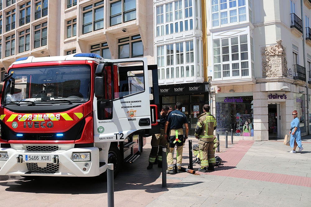 Fotos: Susto en el aparcamiento de la Plaza Mayor