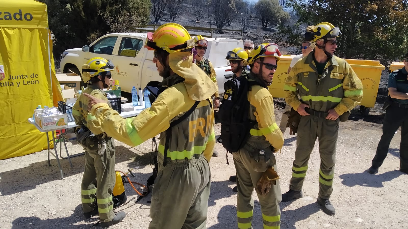 Fotos: El incendio de Quintanilla del Coco, en imágenes