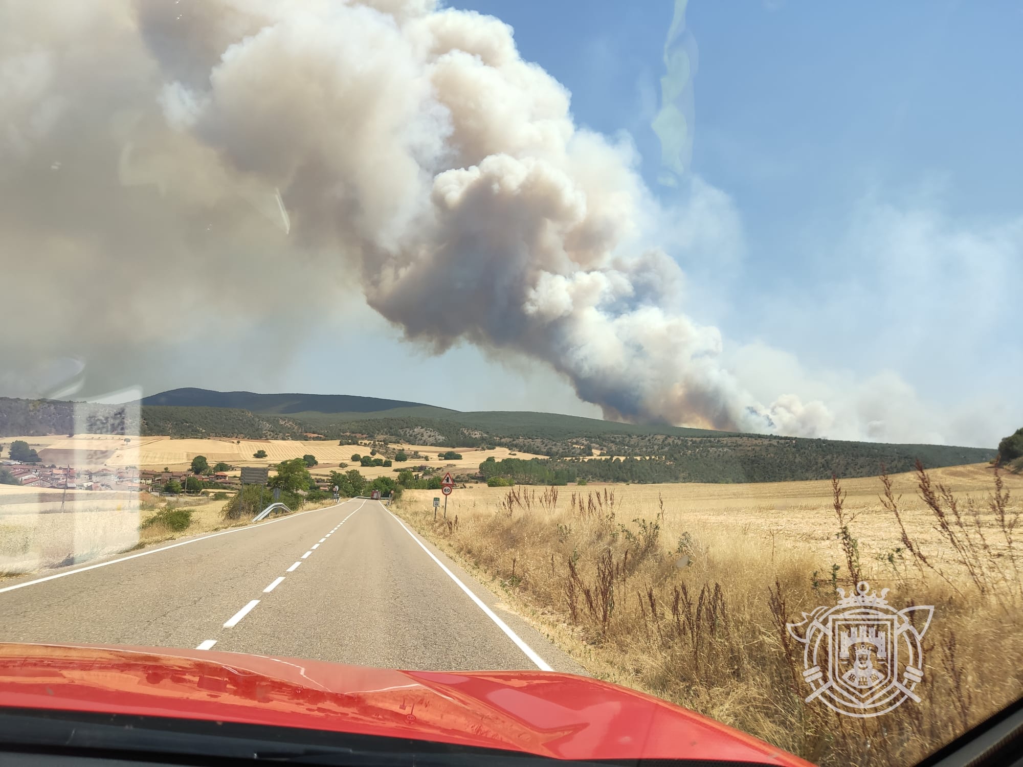 Fotos: Los Bomberos de Burgos en el incendio de Quintanilla del Coco