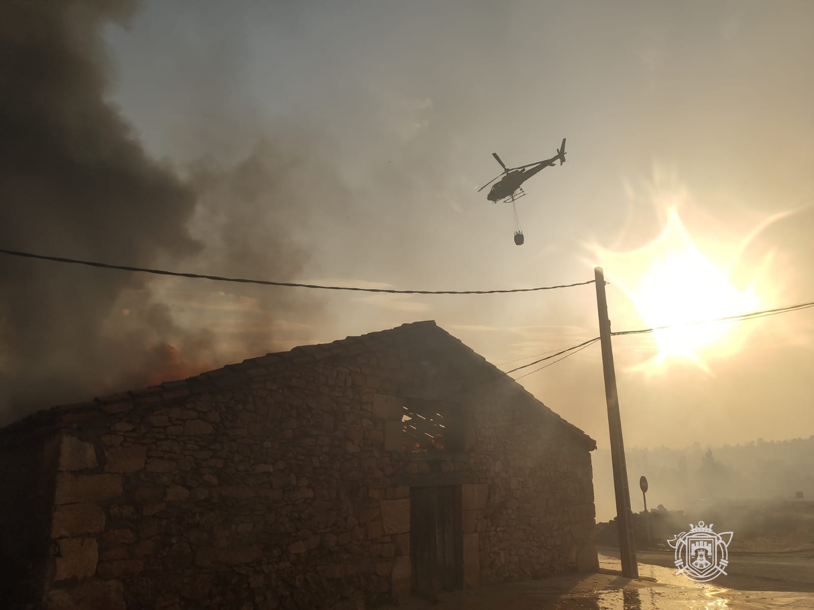 Fotos: Los Bomberos de Burgos en el incendio de Quintanilla del Coco