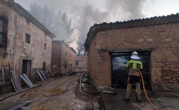 Declarado el nivel 0 en el incendio de Quintanilla del Coco