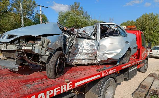 Una «velocidad inadecuada», causa del accidente mortal de dos jóvenes de Barakaldo en Burgos