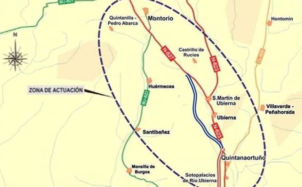 El BOE publica el proyecto de construcción del tramo Quintanaortuño-Montorio de la A-73