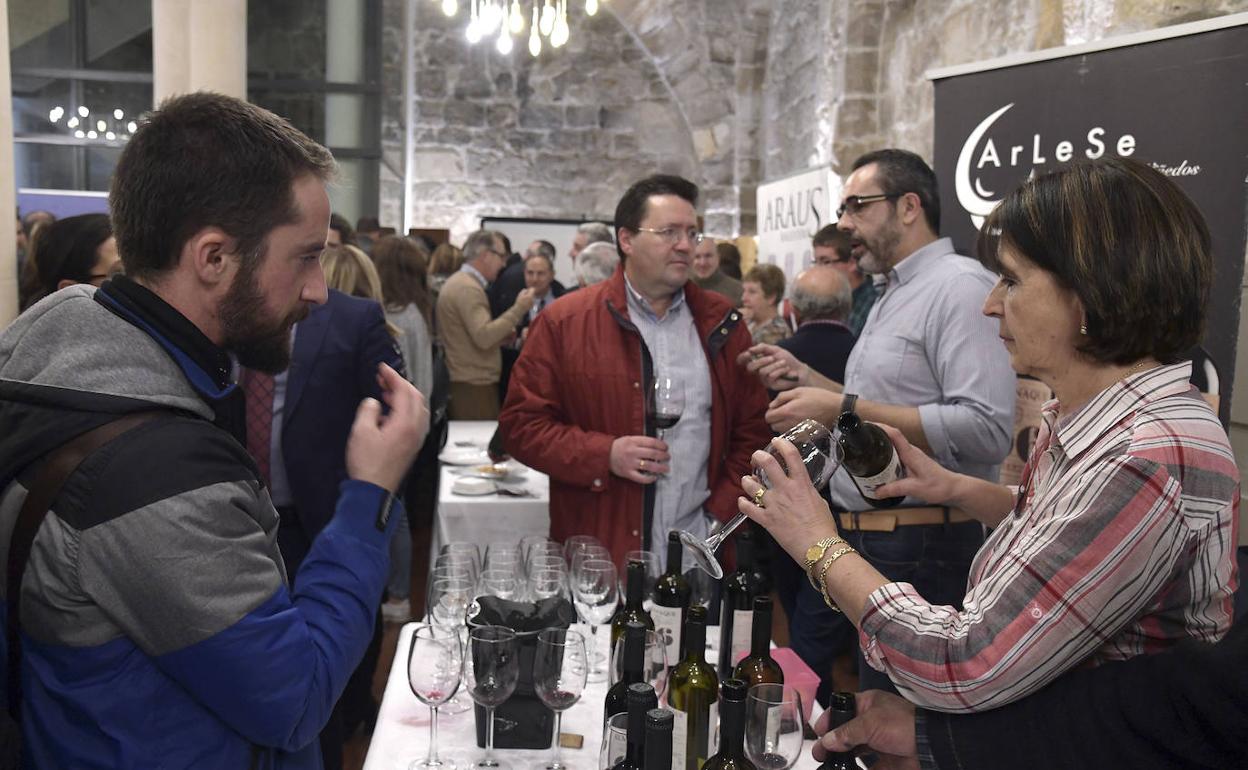 Imagen de archivo de una presentación de los vinos de la DO Arlanza. 