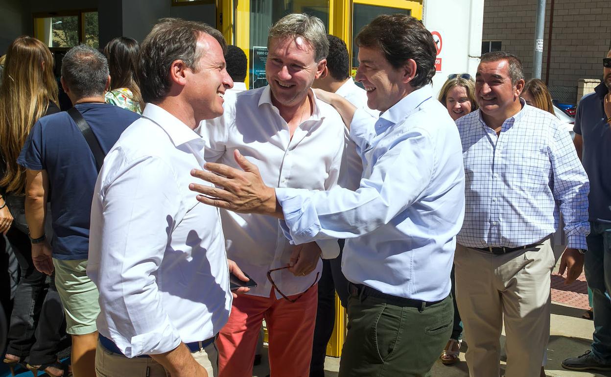 El presidente del PP de Castilla y León, Alfonso Fernández Mañueco, asiste al acto de apertura del curso político del PP de Burgos.