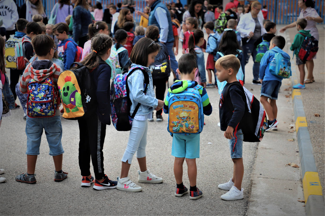 El regreso al colegio se ha desarrollado con normalidad en la provincia de Burgos. 