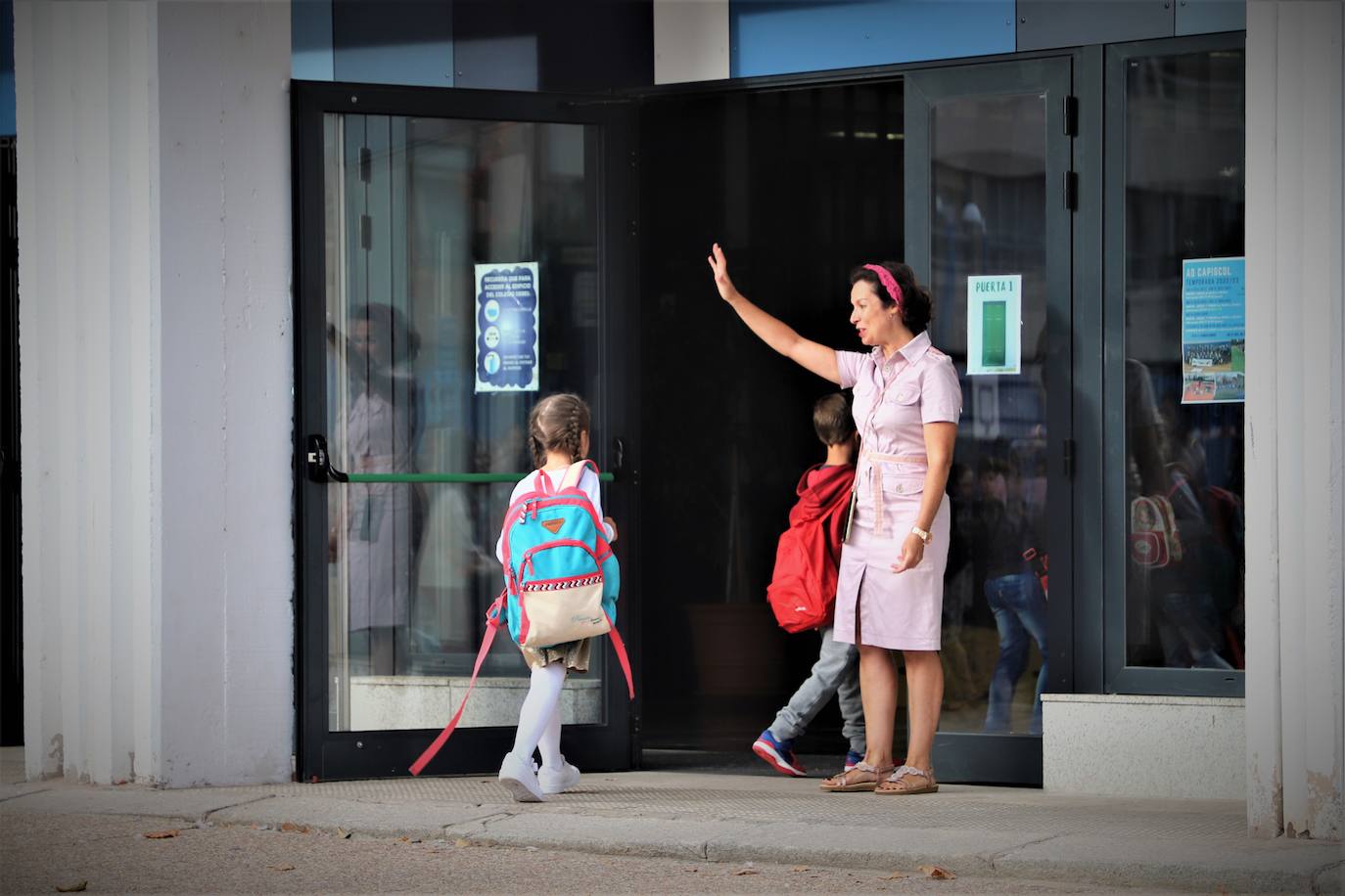 El regreso al colegio se ha desarrollado con normalidad en la provincia de Burgos. 