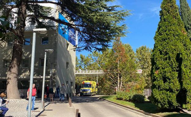 Herido un motorista en una colisión con un turismo en Aranda de Duero