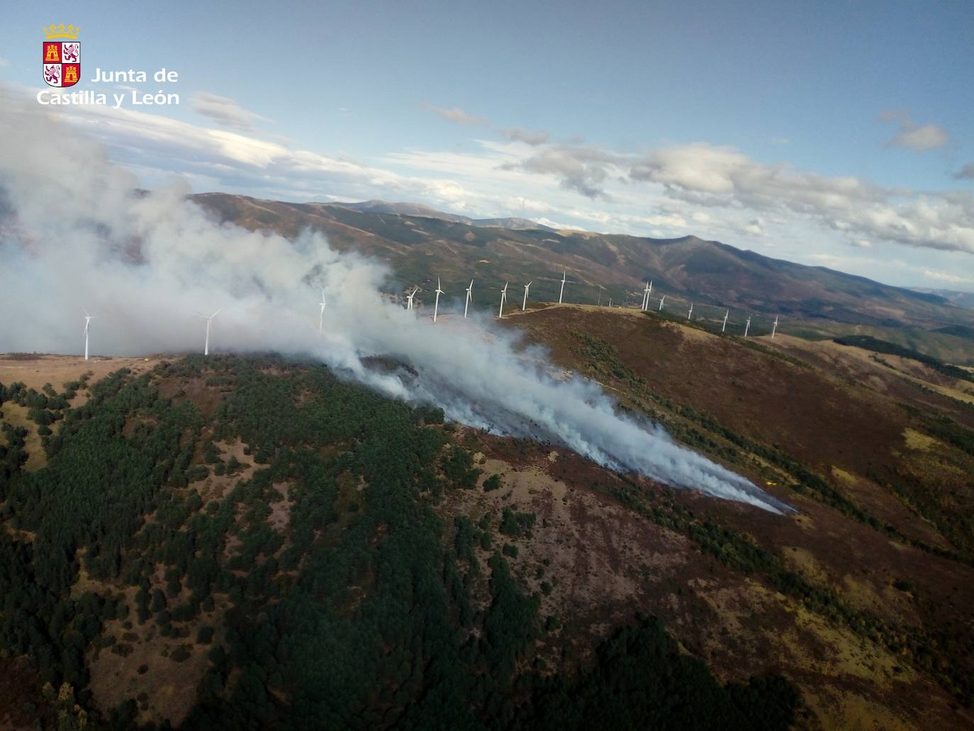 Fotos: Incendio en Mazueco de Lara