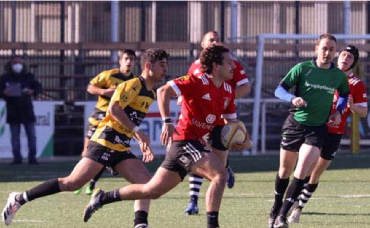 Encuentro del Sub23 de la temporada 2021‐22 disputado en el campo de San Amaro.