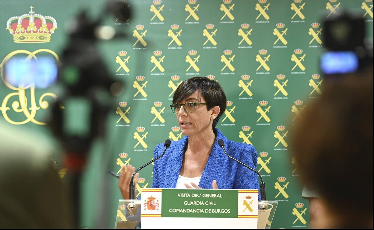 María Gámez, directora general de la Guardia Civil.