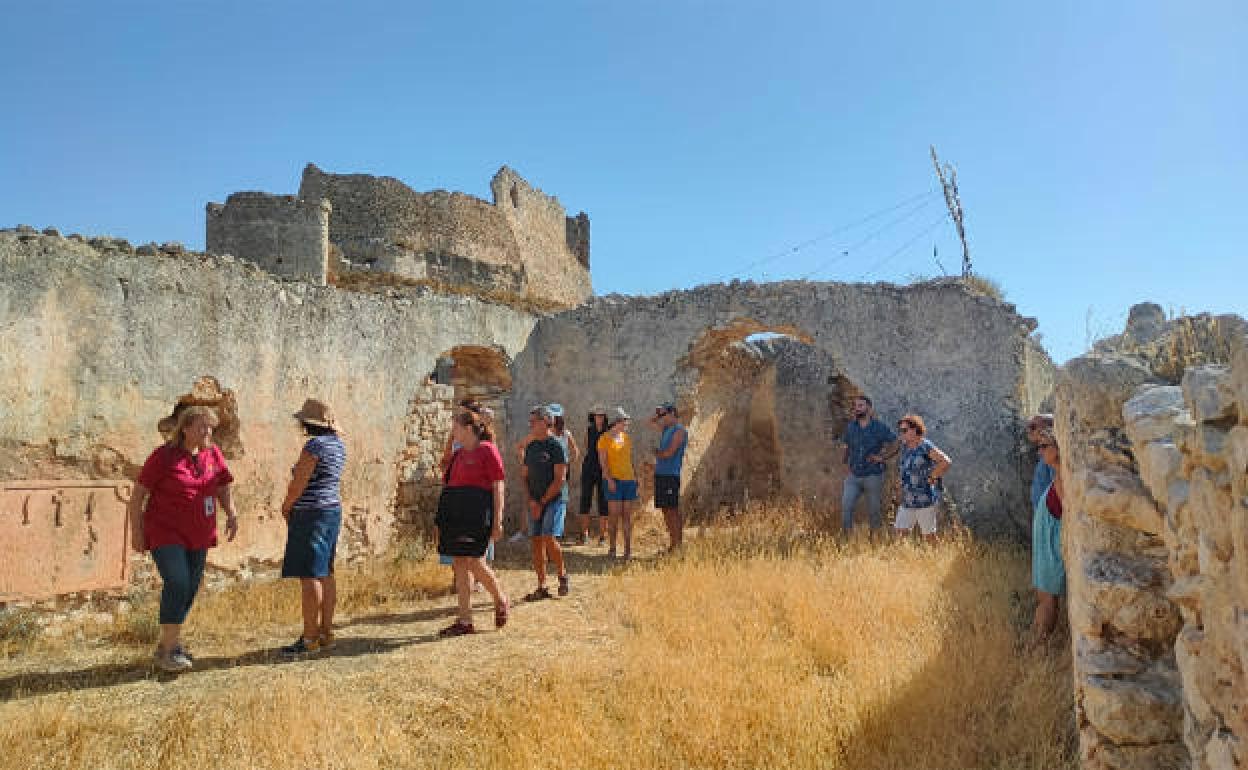 Visita al castillo fortaleza de en Torregalindo.