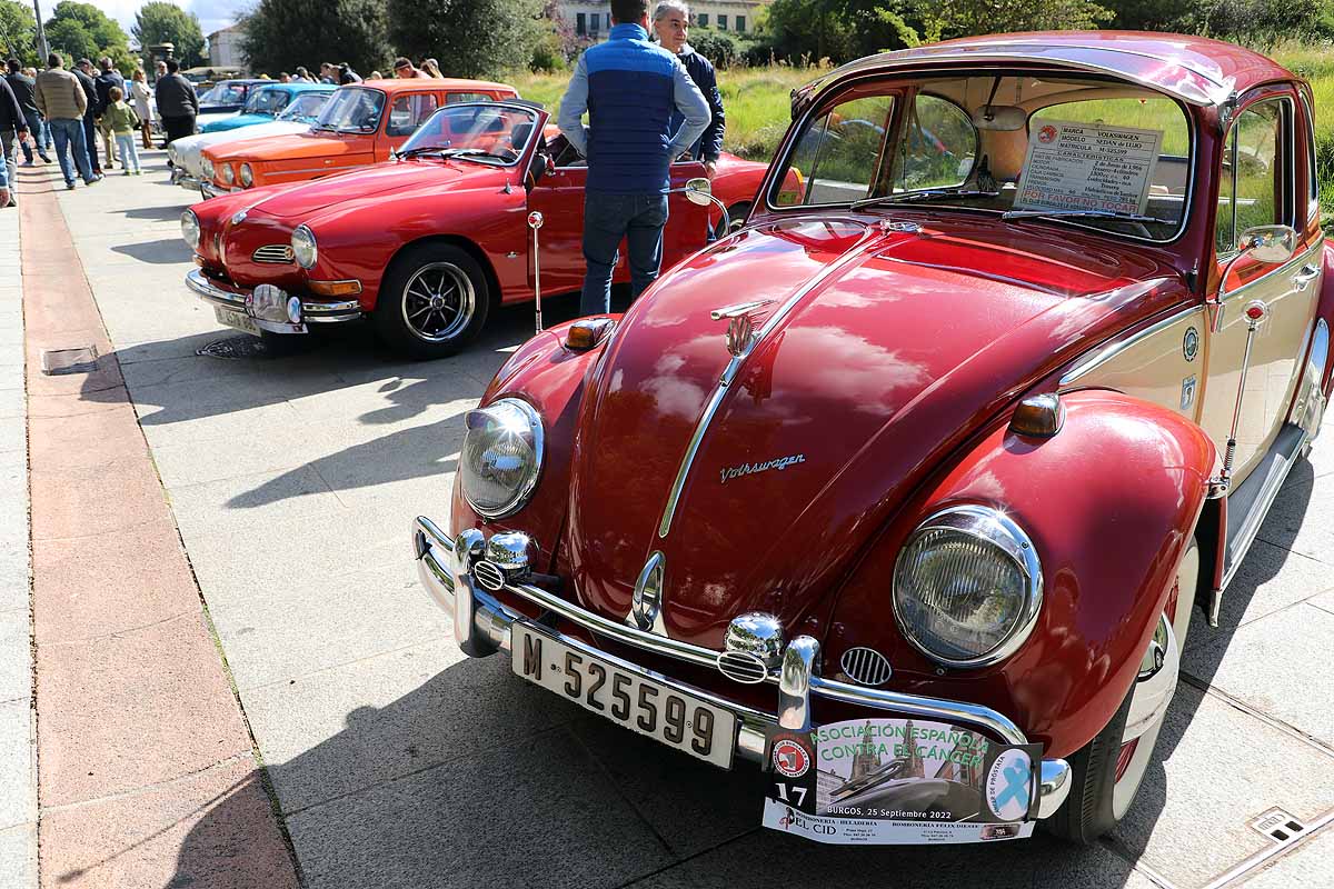 Fotos: Recorrido de coches históricos por Burgos a favor de la lucha contra el cáncer