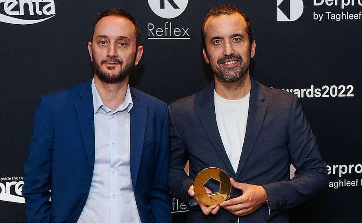 Eduardo Miravalles y David Gamarra recogen en Londres su Gold Pentawards.