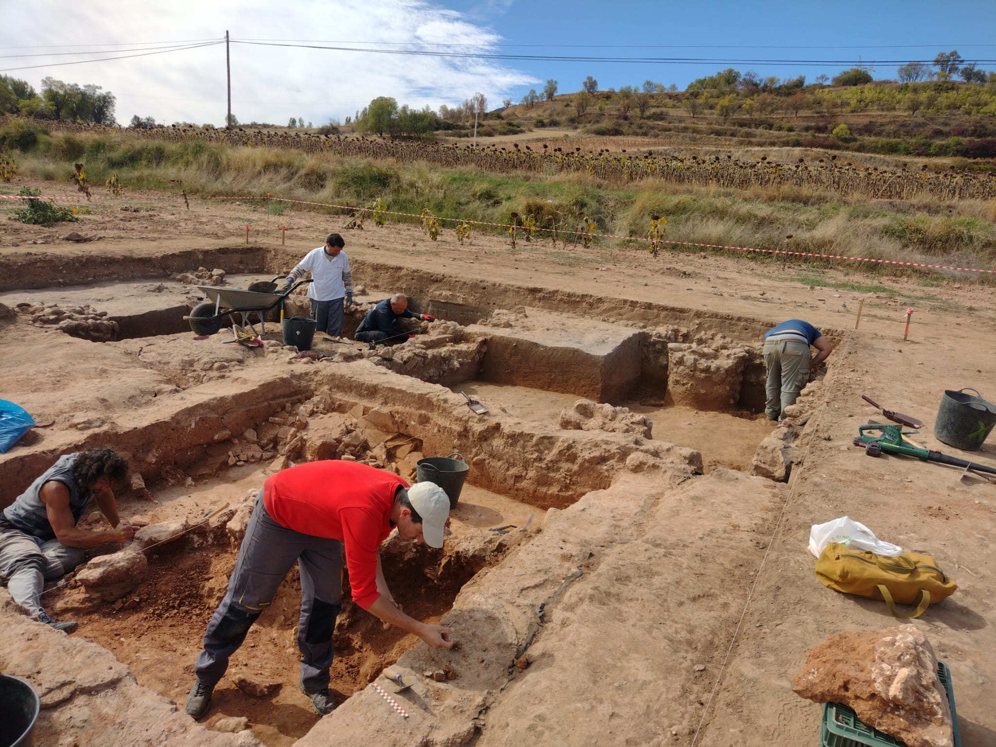 Fotos: Excavaciones en la ciudad romana de Poza de la Sal