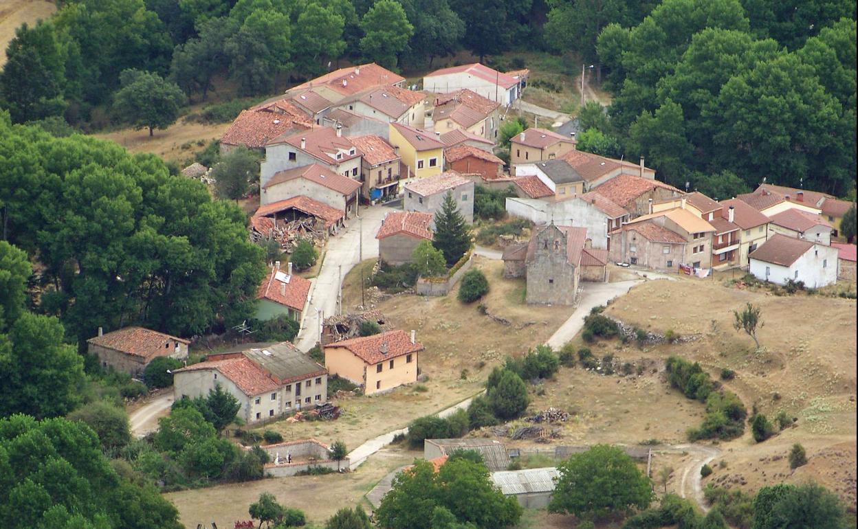 Vista de Hinojar de Cervera, pedanía donde se instalará la captación. 