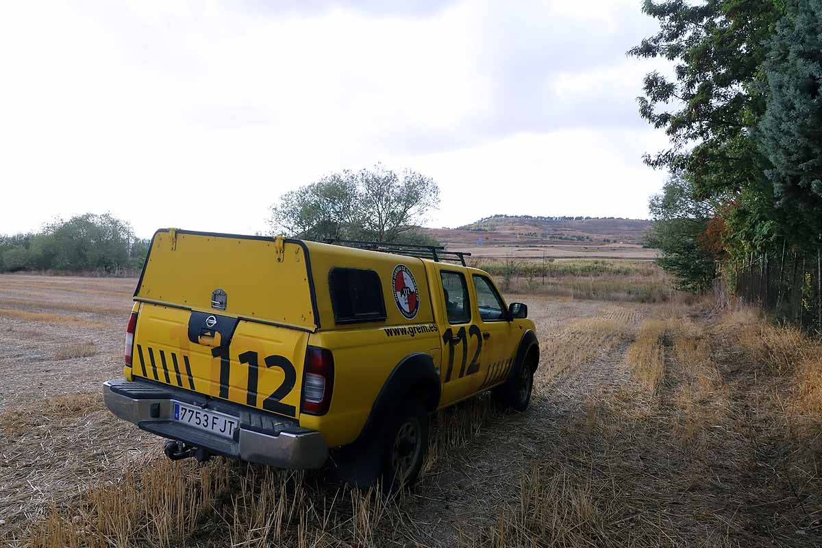 Fotos: La búsqueda del hombre desaparecido en Burgos cierra su octavo día sin novedades