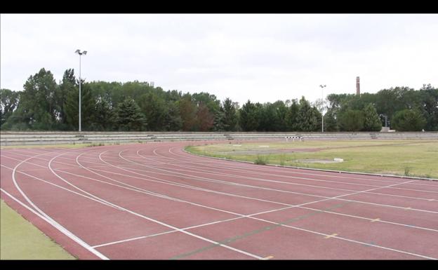 Pista de atletismo de Miranda de Ebro.