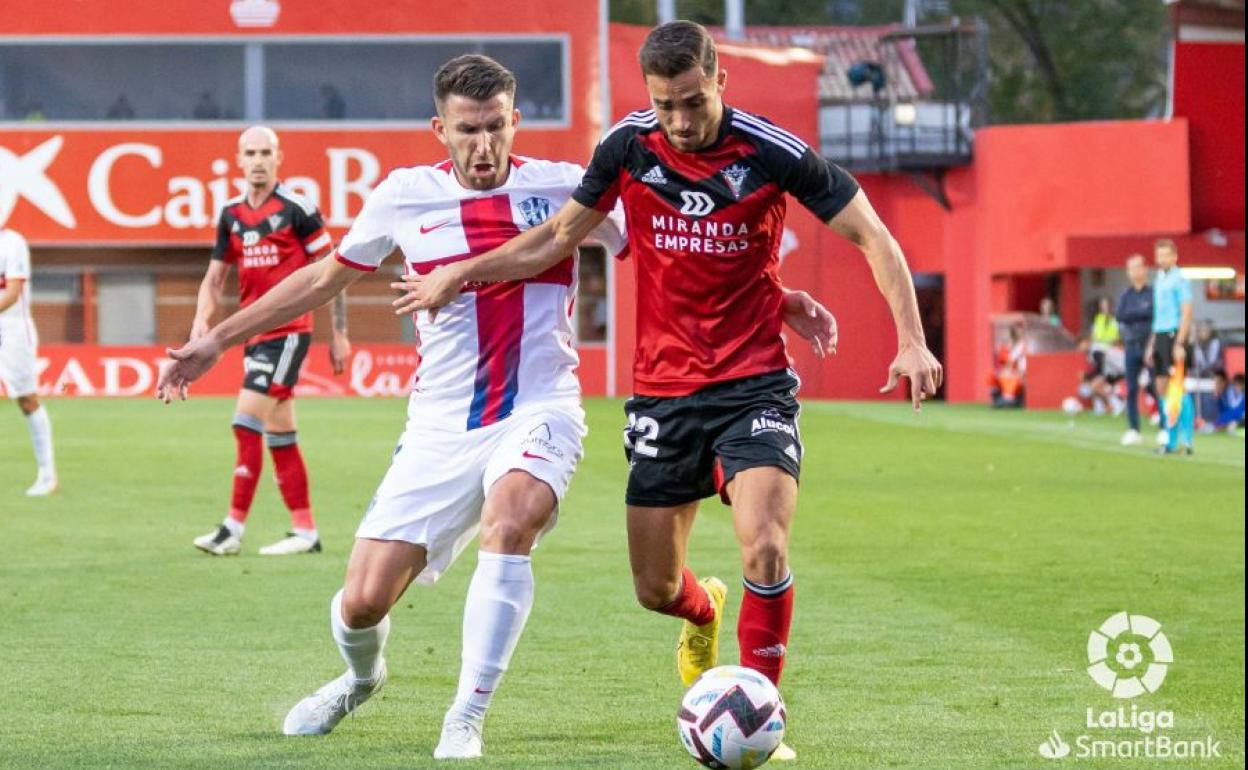 El Mirandés continúa en zona de descenso. 