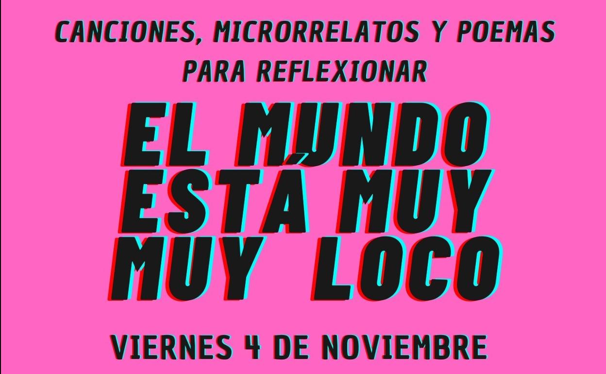 Cartel del evento que tendrá lugar en la Casa de Cultura de Aranda. 