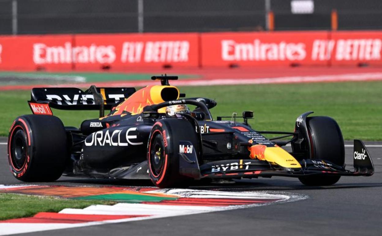 Max Verstappen, durante la sesión de clasificación. 