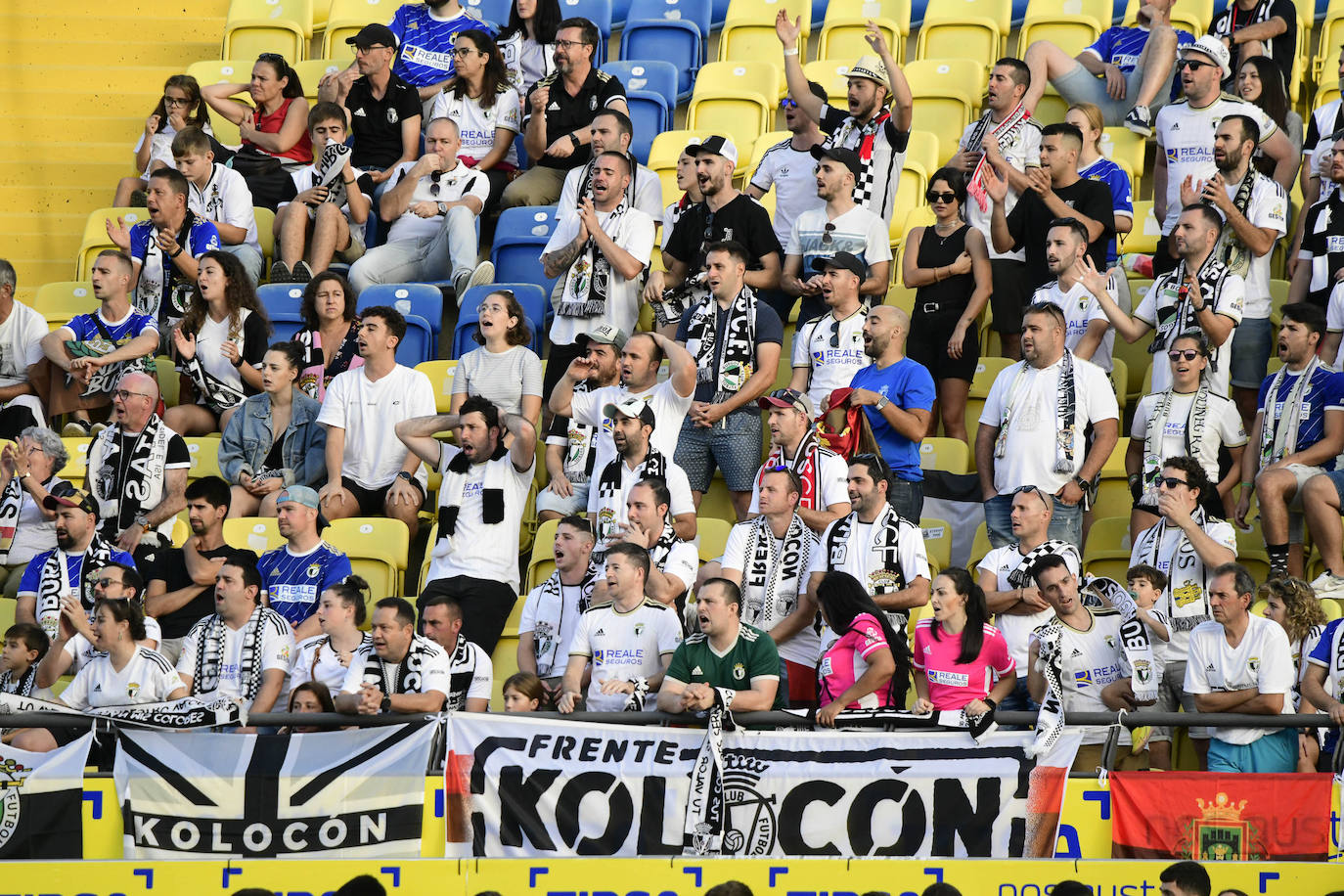 Imágenes de la victoria del Burgos CF ante Las Palmas (0-2) en el estadio de Gran Canaria