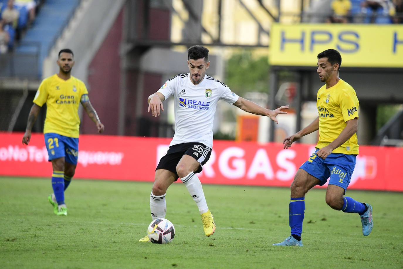 Imágenes de la victoria del Burgos CF ante Las Palmas (0-2) en el estadio de Gran Canaria