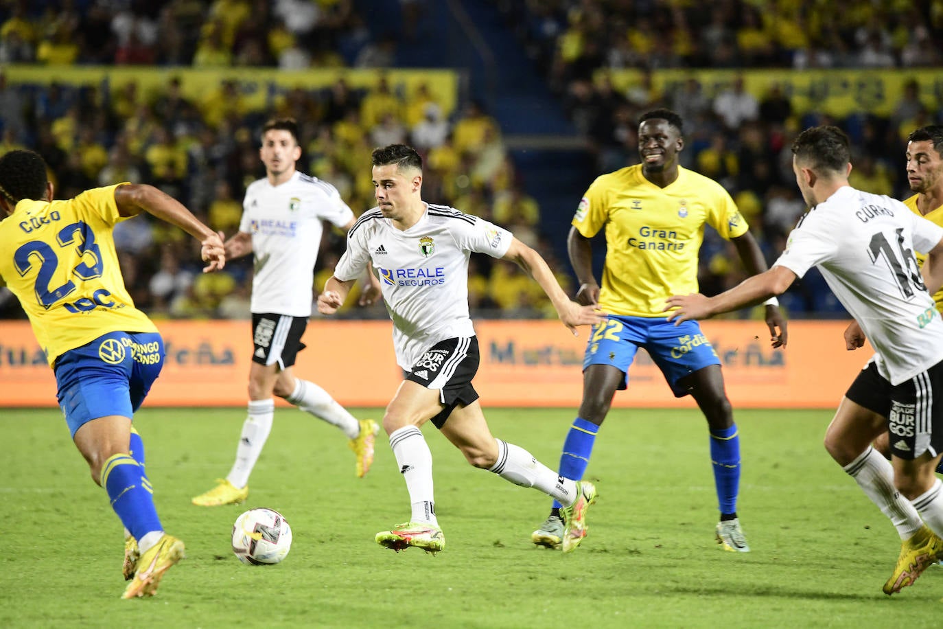 Imágenes de la victoria del Burgos CF ante Las Palmas (0-2) en el estadio de Gran Canaria