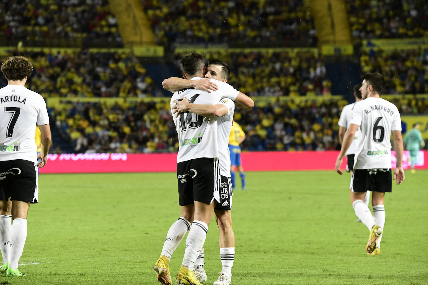 Imágenes de la victoria del Burgos CF ante Las Palmas (0-2) en el estadio de Gran Canaria