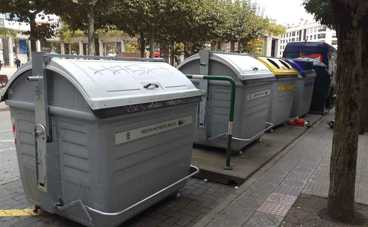 Los nuevos contenedores están colocándose en Burgos.