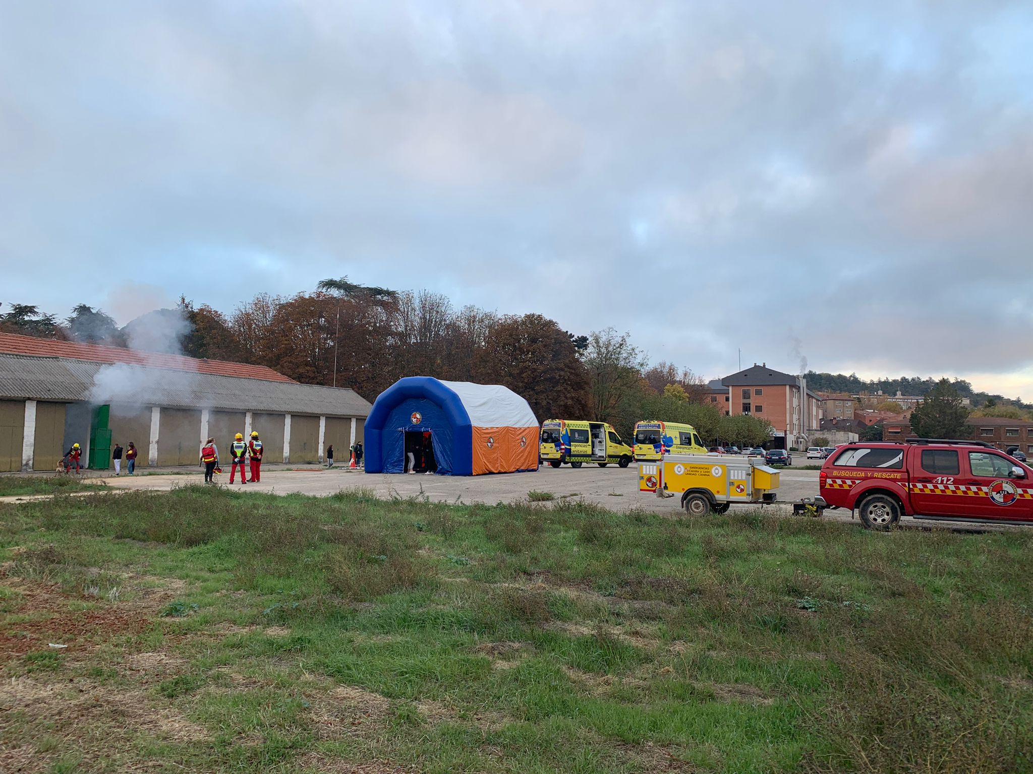 Fotos: Simulacro sanitario en Burgos