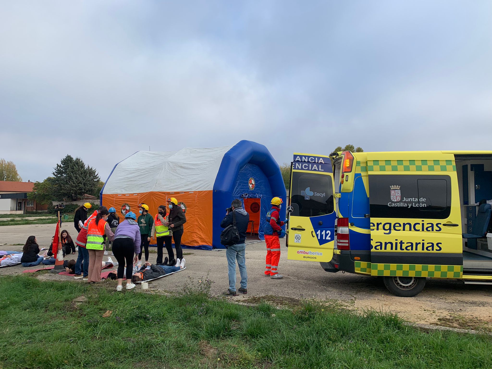 Fotos: Simulacro sanitario en Burgos