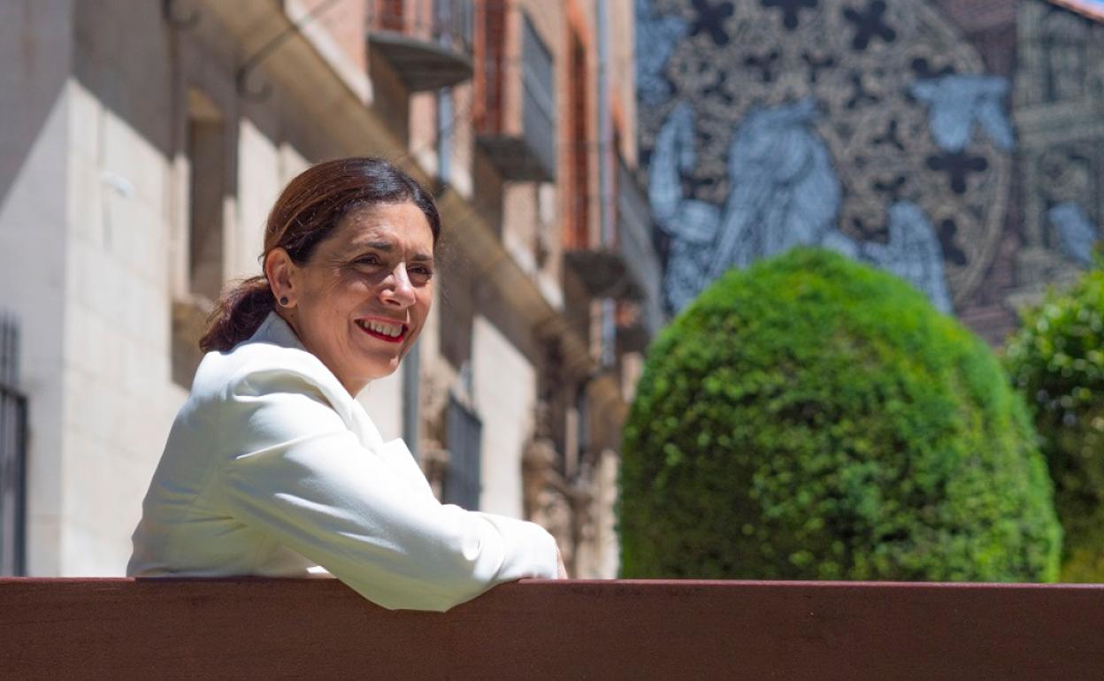 Marga Arroyo, candidata de Podemos Burgos a las elecciones municipales de mayo de 2023.